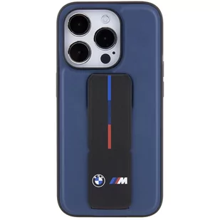 BMW BMHCP15LGSPBIV iPhone 15 Pro 6.1" granatowy/navy hardcase M Grip Stand Bicolor - Etui i futerały do telefonów - miniaturka - grafika 4