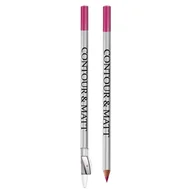 Szminki - Revers 1+1 Revers Contour & Matt Lip Pencil Kredka Do Ust 01 Rose - miniaturka - grafika 1