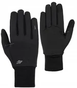 Rękawiczki - 4F RÄKAWICZKI SOFTSHELLOWE WIATROSZCZELNE DOTYK / rozm XL - miniaturka - grafika 1
