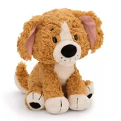 Maskotki i pluszaki - Nici: Pluszowy piesek, siedzący - brązowy, 25 cm - miniaturka - grafika 1