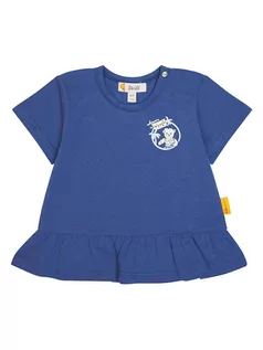 Kaftaniki dla niemowląt - Steiff Koszulka w kolorze niebieskim - grafika 1