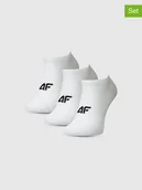 Skarpetki damskie - 4F Skarpety (3 pary) w kolorze białym - miniaturka - grafika 1