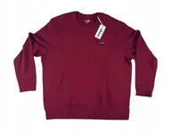 Bluzy męskie - Wrangler bluza męska W661HAXRO Sign Off Crew bordo 1 gat. nie Seconds - XXL - miniaturka - grafika 1