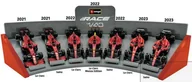 Samochody i pojazdy dla dzieci - Ferrari F1 Leclerc Sainz SUPER zestaw 7 sztuk BBurago 1:43 - miniaturka - grafika 1