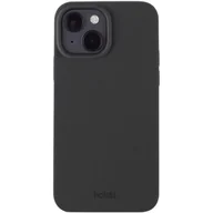 Etui i futerały do telefonów - Holdit Silicone Case iPhone 15 Black - miniaturka - grafika 1