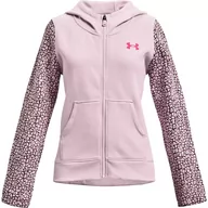 Bluzy dla dziewczynek - Bluza dziewczęca Under Armour Rival Fleece FZ - miniaturka - grafika 1