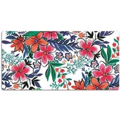 Podkładki na biurko - Podkładka na biurko z nadrukiem Kwiatowe kolory 120x60 cm - miniaturka - grafika 1