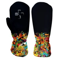 Rękawice narciarskie - Zimowe łapawice dla dzieci WAMU Game On Rozmiar rękawiczek: 4 / Kolor: czarny - miniaturka - grafika 1