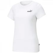 Koszulki i topy damskie - Koszulka damska Puma ESS Small Logo Tee biała 586776 02 - miniaturka - grafika 1