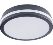 Lampy sufitowe - Kanlux 38790 - LED Plafon zew. z czujnikiem BENO 12/18W/230V 3000/3500/4000K IP65 antracyt - miniaturka - grafika 1