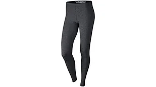 Nike Legginsy damskie Leg-A-See, Carbon Heather/czarne, L - Legginsy - miniaturka - grafika 1