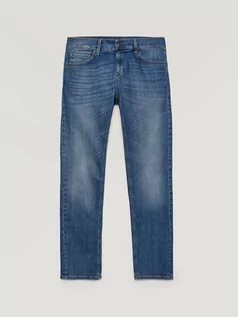 Spodnie męskie - Sisley Dżinsy - Regular fit - w kolorze niebieskim - grafika 1