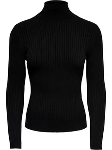 ONLY Sweter "Karol" w kolorze czarnym - Swetry damskie - miniaturka - grafika 1