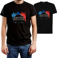 Koszulki męskie - T-SHIRT MĘSKI BMW DLA FANA E46 M3 M POWER Z NADRUKIEM KOSZULKA R-L A287 - miniaturka - grafika 1