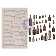 Akcesoria rzeźbiarskie - Foremka silikonowa Finnabair - APOTHECARY BOTTLES - miniaturka - grafika 1