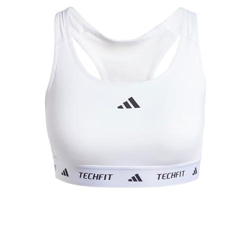 adidas Damski biustonosz Powerreact Training Medum Support Techfit, S E-G, biały