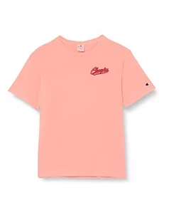 Champion Męski t-shirt Rochester 1919 Retro Resort Crewneck S-s, błyszczący różowy (Dvkf), S, Błyszczący różowy (Dvkf), S - Koszulki męskie - miniaturka - grafika 1