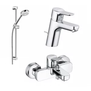 KLUDI 376850565 PURE&EASY 3in1 - Baterie wannowe i prysznicowe - miniaturka - grafika 1