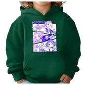 Bluzy dla dziewczynek - BLUZA DZIECIĘCA K-POPOWE ŁOWCZYNIE DEMONÓW HUNTRIX 122-128 Z KAPTUREM - miniaturka - grafika 1