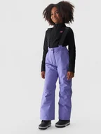 Spodnie narciarskie - : Spodnie narciarskie 4F Jr 4FJWAW24TFTRF659 (kolor Fioletowy) - miniaturka - grafika 1
