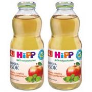 Soki i herbatki dla dzieci - Hipp Herbatka z melisy z sokiem jabłkowym po 4. miesiącu zestaw 2 x 500 ml Bio - miniaturka - grafika 1