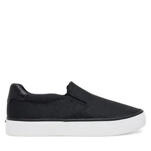 Tenisówki Calvin Klein Vulc Slip On - Jacq HW0HW02411 Czarny - Trampki damskie - miniaturka - grafika 1