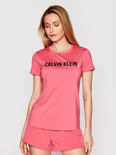 Koszulki i topy damskie - Calvin Klein Performance T-Shirt Logo 00GWF0K168 Różowy Regular Fit - grafika 1
