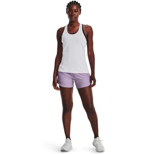 Spodnie sportowe damskie - Damskie spodenki treningowe UNDER ARMOUR Play Up 5in Shorts - fioletowe - grafika 1