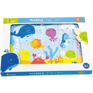 Puzzle - VIGA Puzzle na podkładce 24 elementy ocean MS_2248 - miniaturka - grafika 1
