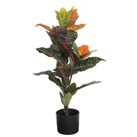 Sztuczne kwiaty - Sztuczny kwiat w doniczce KROTON 75 cm - miniaturka - grafika 1