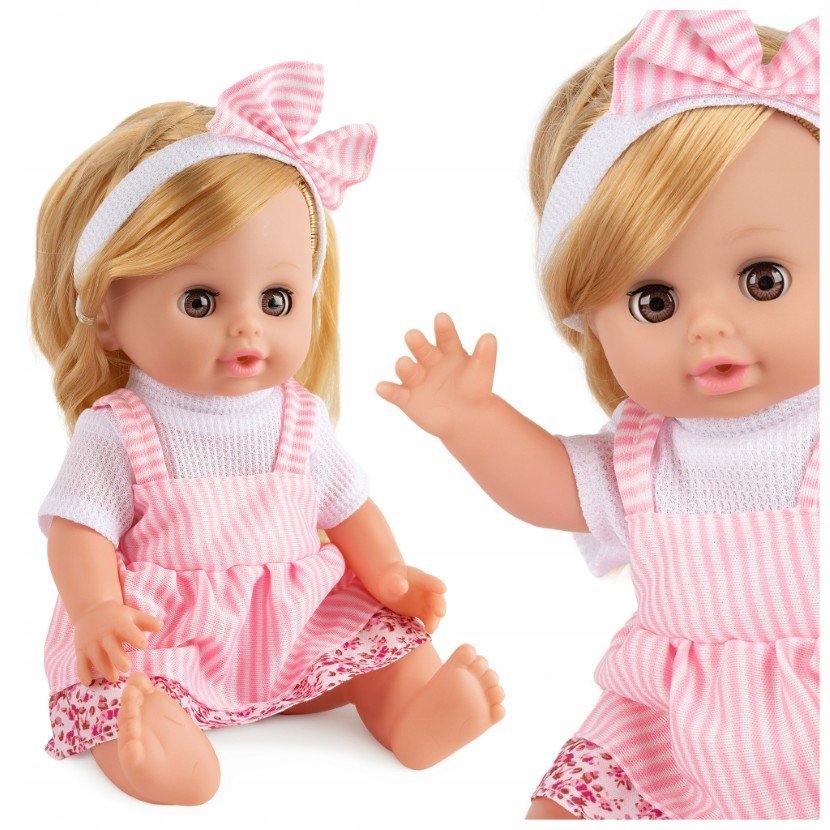 Lalka Bobas Duża Realistyczna Kinderplay Mimi 30Cm Mówi Płacze