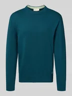 Swetry męskie - Sweter o kroju regular fit z czystej bawełny - miniaturka - grafika 1
