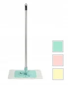 Miotły, szufle, mopy - Mop Płaski Z Mikrofibry Z Drążkiem Trio - miniaturka - grafika 1