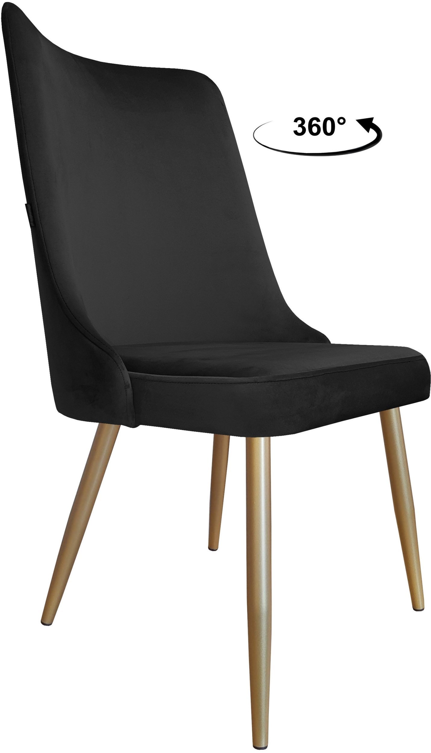 Krzesło obrotowe Victor noga złota MG19