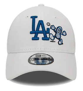 Czapka z daszkiem NEW ERA LA Dodgers Food Character 9FORTY biała - Czapki damskie - miniaturka - grafika 2