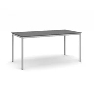 Stoły - B2B Partner Stół do jadalni, blat antracytowy 1600 x 800 mm, podstawa jasnoszara 555761 - miniaturka - grafika 1