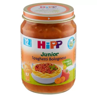 Hipp Spaghetti Bolognese - po 15 miesiącu BIO - Dania dla dzieci - miniaturka - grafika 1