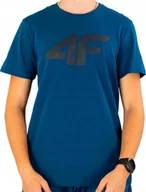 Koszulki męskie - KOSZULKA MĘSKA 4F GŁADKA TSHIRT BAWEŁNA PREZENT 1844 46s r. L - miniaturka - grafika 1
