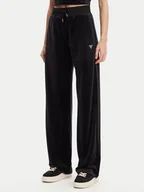 Spodnie sportowe damskie - Guess Spodnie dresowe V3BB26 K0232 Czarny Regular Fit - miniaturka - grafika 1