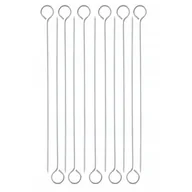 Akcesoria do grilla - Szpilki do zrazów TADAR, srebrne, 10 szt., 10 cm - miniaturka - grafika 1
