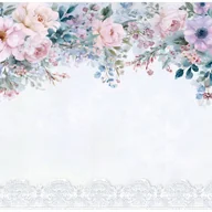 Fototapety - Fototapeta Kwiaty Wiszące Róże 400x280 cm Tapeta Do Sypialni Salonu Kuchni Na Flizelinie - miniaturka - grafika 1