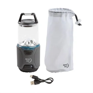 Nite Ize - Akumulatorowa lampa kempingowa Radiant® RL3™ PowerSwitch™ - 500 lm - Szary / Niebieski - RL3-03-R8 - Akcesoria turystyczne - miniaturka - grafika 1