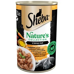 Karma dla kota SHEBA Nature's Collection Indyk z sercami drobiowymi 400 g - Mokra karma dla kotów - miniaturka - grafika 1