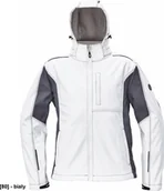 Odzież robocza - CERVA DAYBORO softshell - męska kurtka softshellowa, odpinany kaptur, odblaskowe elementy, 100% poliester - biały XXL - miniaturka - grafika 1