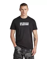 Koszulki męskie - G-STAR RAW Raw. Felt R T T-Shirt męski, Czarny (Dk Black D23710-336-6484), L - miniaturka - grafika 1