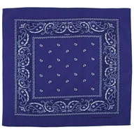 Apaszki i szaliki męskie - Bandamka Bandana Chusta 55X55 Cm Niebiesko-Biała - miniaturka - grafika 1