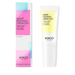 KIKO Milano Smart Radiance Cream krem nawilżający baza i rozświetlacz 02 Radiant Gold 35ml - Kremy do twarzy - miniaturka - grafika 1