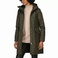 Kurtki damskie - Regatta Damska kurtka Romine, wodoodporna, oddychająca parka - czarna - miniaturka - grafika 1