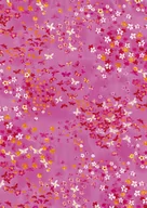 Decoupage - Decopatch Papier decopatch, wzór z kwiatami, luźne kartki, 300 X 400 MM, różowy/żółty/motyle, 20 szt. FD20505 - miniaturka - grafika 1