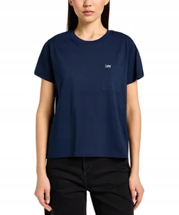T-shirt Lee POCKET TEE 112356740 Emperor Navy XS - Koszulki i topy damskie - miniaturka - grafika 1